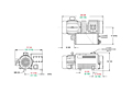 Dimensions - L63/100 Series Oil-Flooded Vacuum Pumps